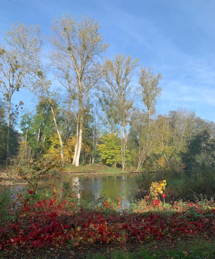 Pool House-L'Hirondelle De Sermizelles- Grand Jardin, Calme Et Nature Aux Portes Du Morvan Esterno foto