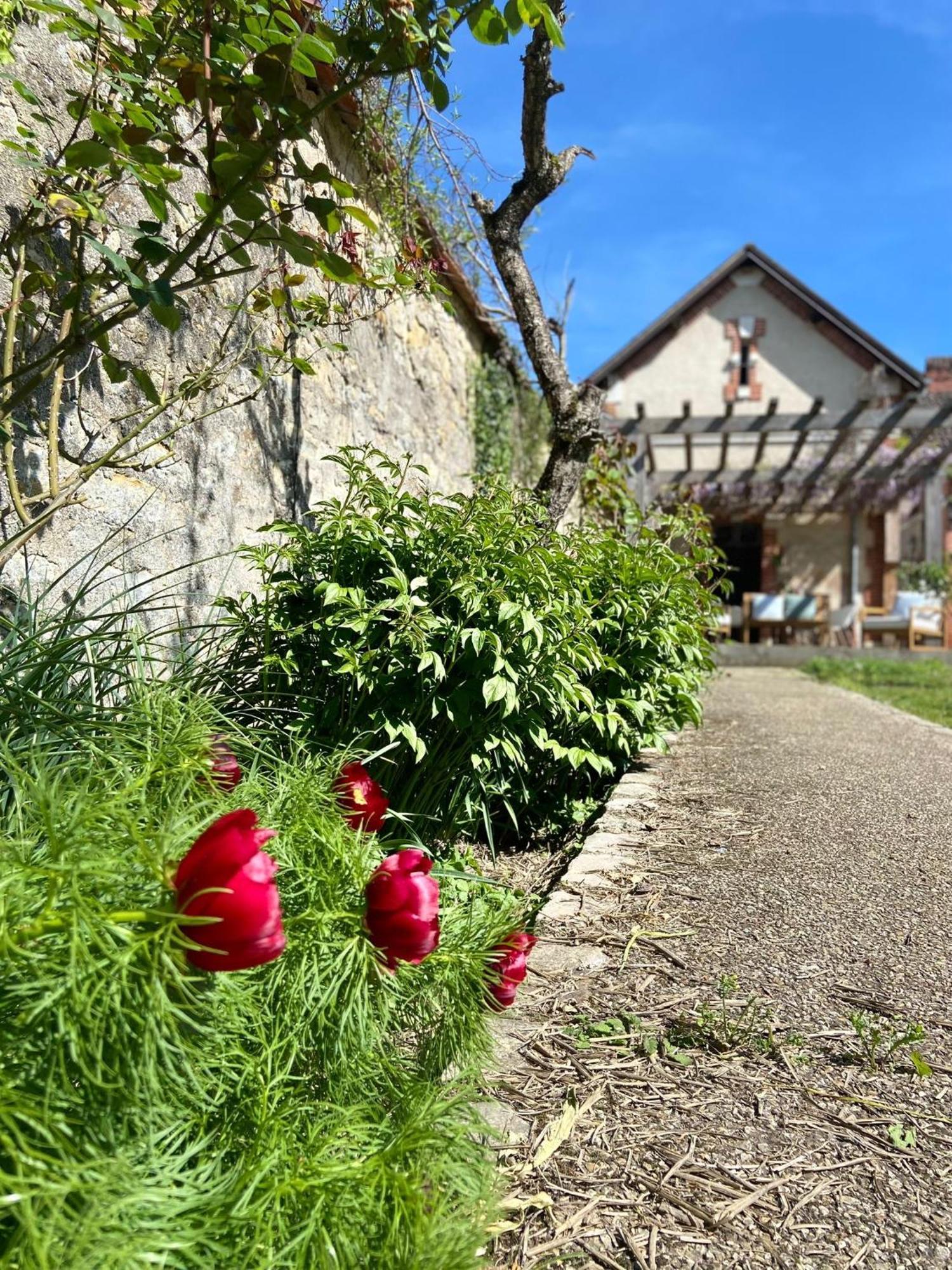 Pool House-L'Hirondelle De Sermizelles- Grand Jardin, Calme Et Nature Aux Portes Du Morvan Esterno foto